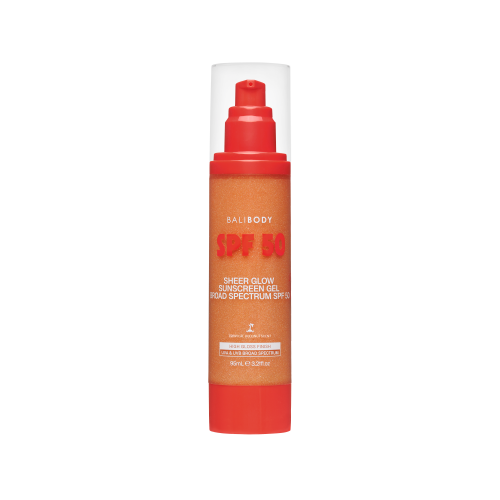 Sheer Glow Sunscreen Gel SPF50 - Сонцезахисний гель SPF50 з ефектом природного сяйва