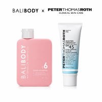 Soft Tan Set - Bali Body Watermelon Tanning Oil SPF6 + PTR Water Drench Broad Spectrum SPF 45 Hyaluronic Cloud Moisturizer 50ml