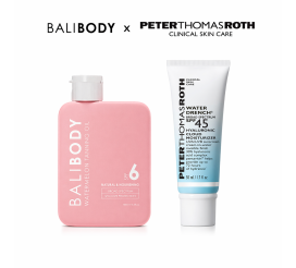 Soft Tan Set - Bali Body Watermelon Tanning Oil SPF6 + PTR Water Drench Broad Spectrum SPF 45 Hyaluronic Cloud Moisturizer 50ml